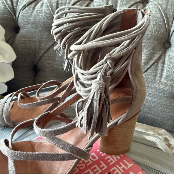 Jeffery Campbell Chunky Heels Sandals Shoes Women’s 7 - Picture 6 of 9